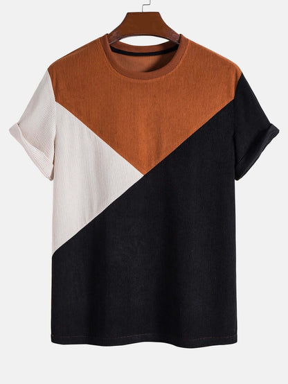 Luca – Moderne Herre T-Shirt med Color-Block Design
